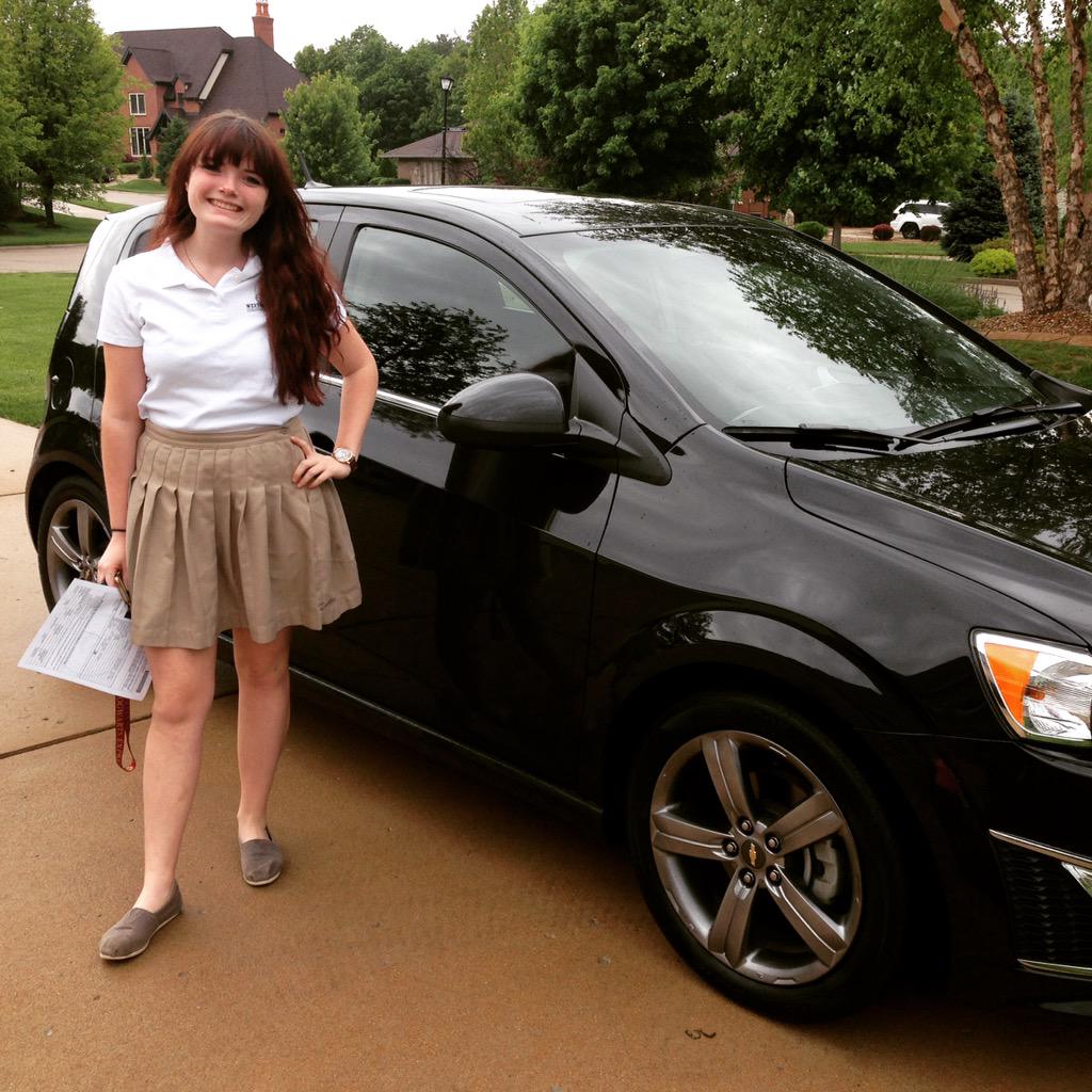 lindajcap's tweet photo. Congrats on passing your Driver's License test...in the rain...with foggy windows!!! Oh and nice ride too! #meetpat http://t.co/fW7bNewf4f