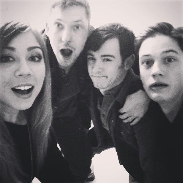 saltygram's tweet photo. #tbt shooting #Between for @Netflix. {I do not have a steady hand} #KyleMac #JimWatson #JustinKelly.... http://t.co/GQiNvmiPce