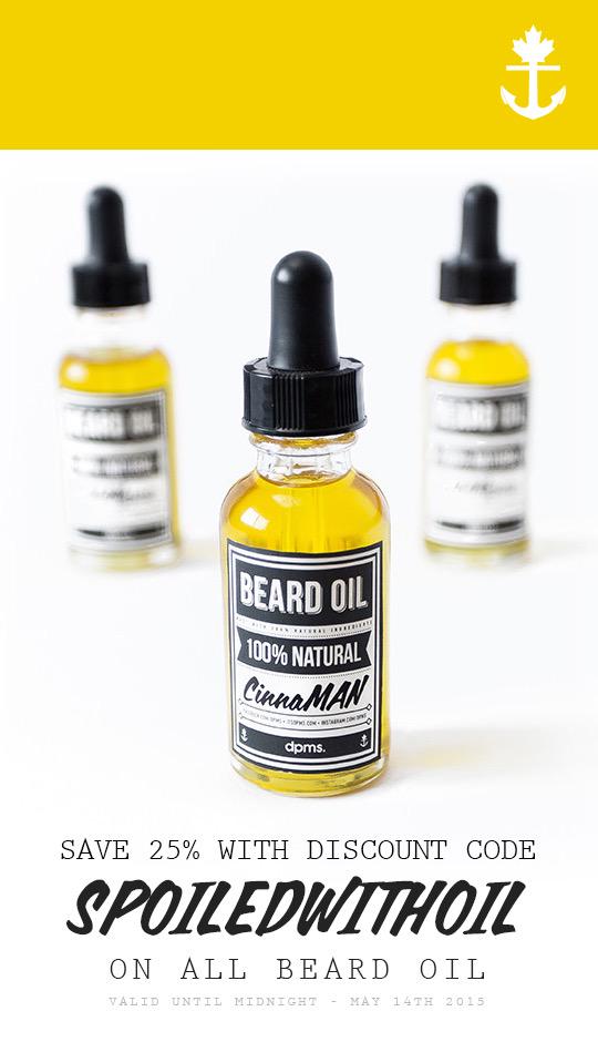illburyandgoose's tweet photo. Today only 25% Off BEARD OIL — with discount code: SPOILEDWITHOIL | valid tonight till midnight http://t.co/gRRKpaizJz