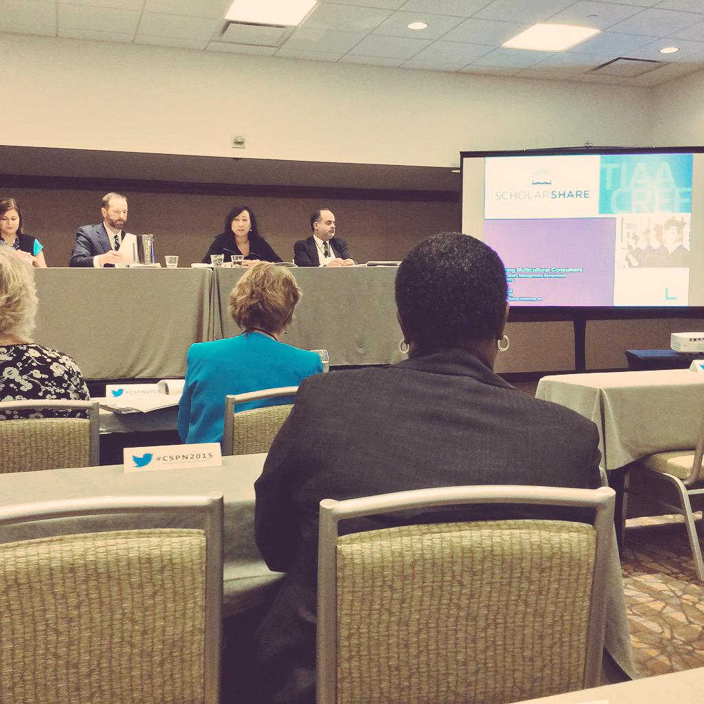 Path2College529's tweet photo. .@mySoulCurrency speaking about multi-cultural outreach for college savings plans. You go, Vivian! #CSPN2015 http://t.co/pO5Rz4iwAq
