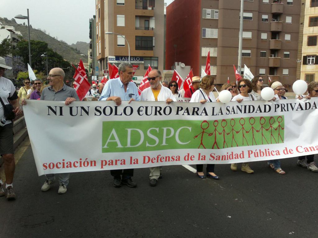 #estápasando #marchablanca por una sanidad pública, gratuita, universal y de calidad