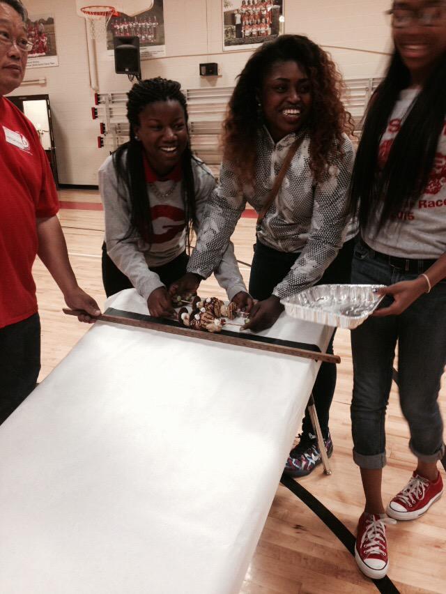 Edible Car Races at GMS with the STEM students!!!