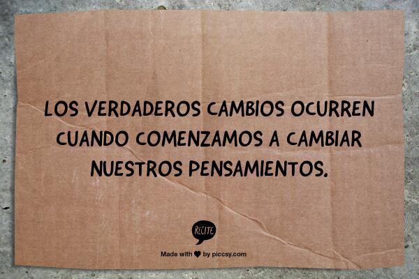 CentroPRONAF's tweet photo. Cuando los verdaderos cambios ocurren si comenzamos a cambiar nuestros pensamientos #psicología #PRONAF http://t.co/OHLhSIKRaI