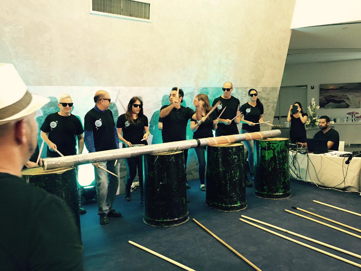 More drumming fun by <a href="/Intuit/">Intuit</a> leaders in CTOF Israel #oneIntuit <a href="/hbaxi/">hardik baxi</a> <a href="/barrysaik/">Barry Saik</a>