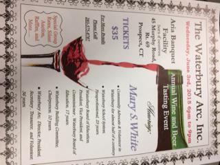 BASEtech_Bethel's tweet photo. Come out and support The Waterbury Arc on Wed. 6/3/15! #WineTasting #BeerTasting #Prizes #Raffles #FunTime http://t.co/MNP1ZZ97df