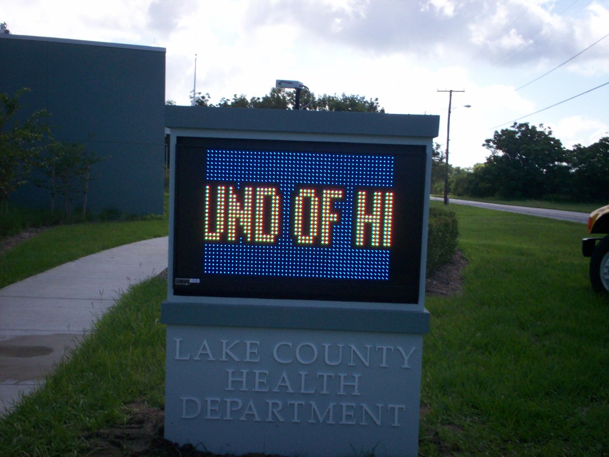 First project we remember doing with <a href="/WatchfireSigns/">Watchfire</a>. Also -- probably the smallest #ledsign we've ever done.  #tbt