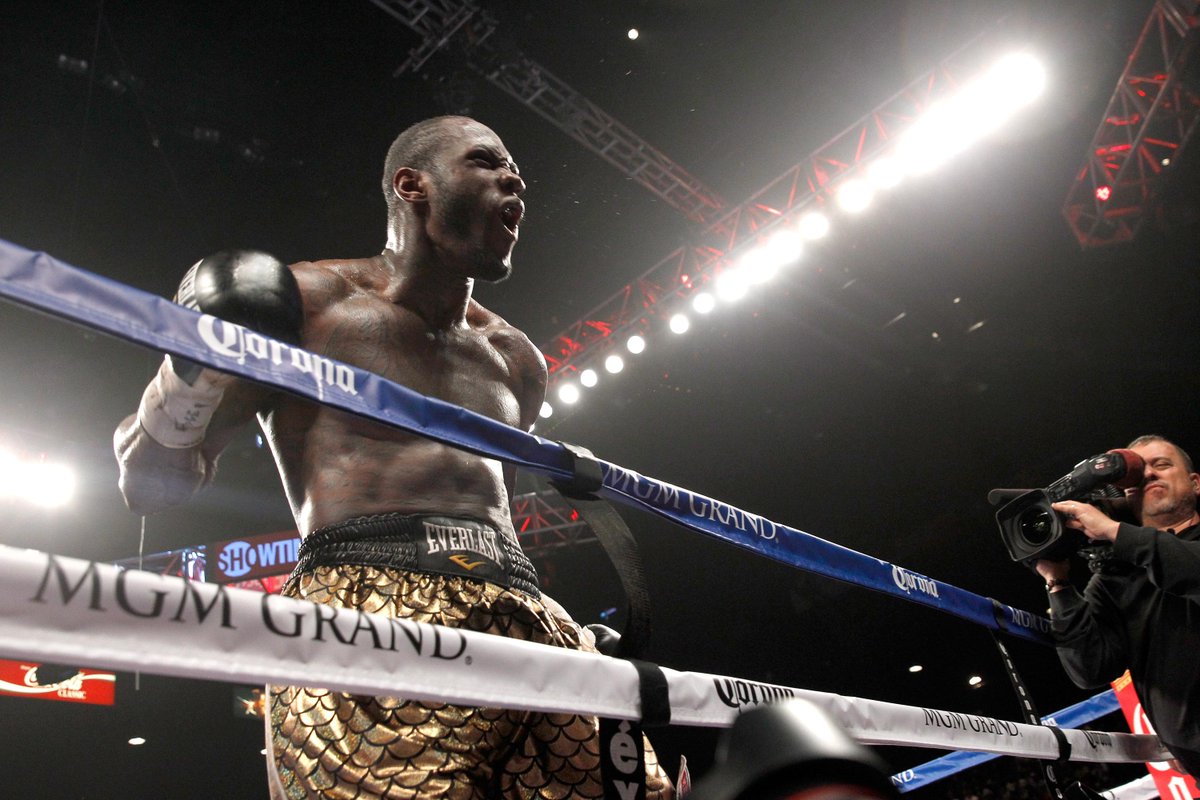 SportsCenter's tweet photo. WBC heavyweight champion Deontay Wilder will face Eric Molina on June 13 at UAB's Bartow Arena. http://t.co/SQiErk8iW6