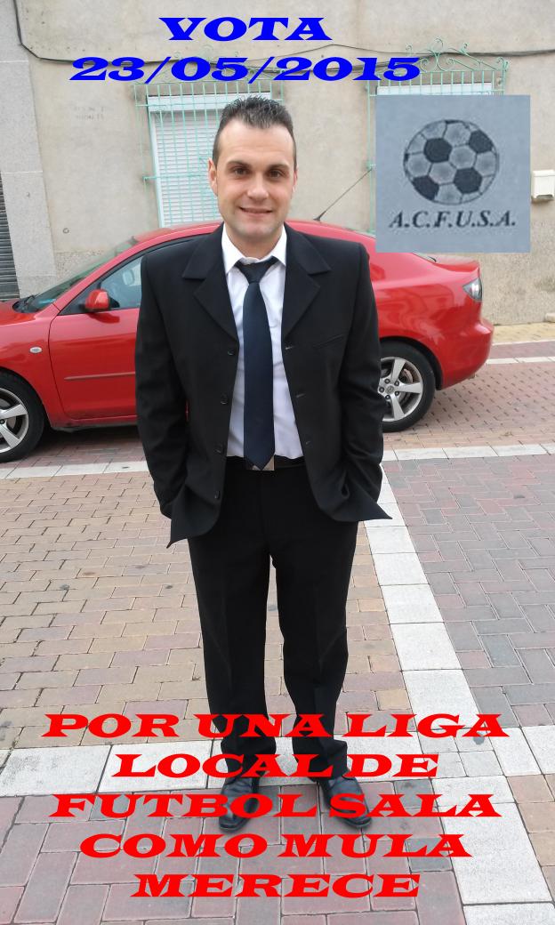 CHAVALES EL PRÓXIMO SÁBADO NO DEJÉIS DE VOTAR PARA MEJORAR NUESTRA LIGA LOCAL. SOMOS UN GRUPO CON GANAS DE CURRAR.