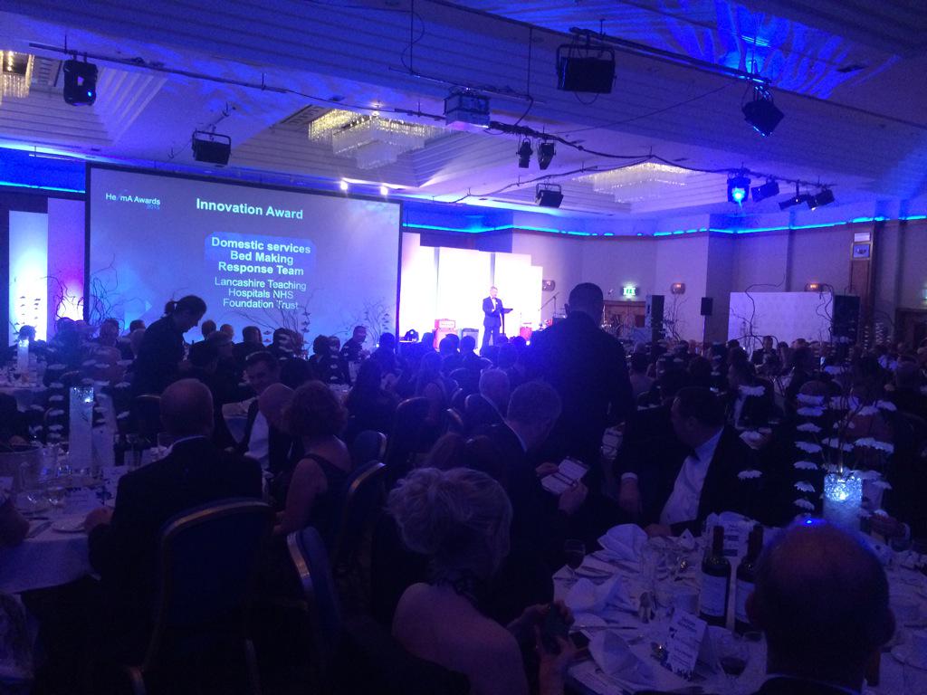 DewberryAlan's tweet photo. Nice to see a full house at the @HefmAUK Awards Dinner at @BlackpoolHilton! #HefmA15 http://t.co/6cywXYvYrf