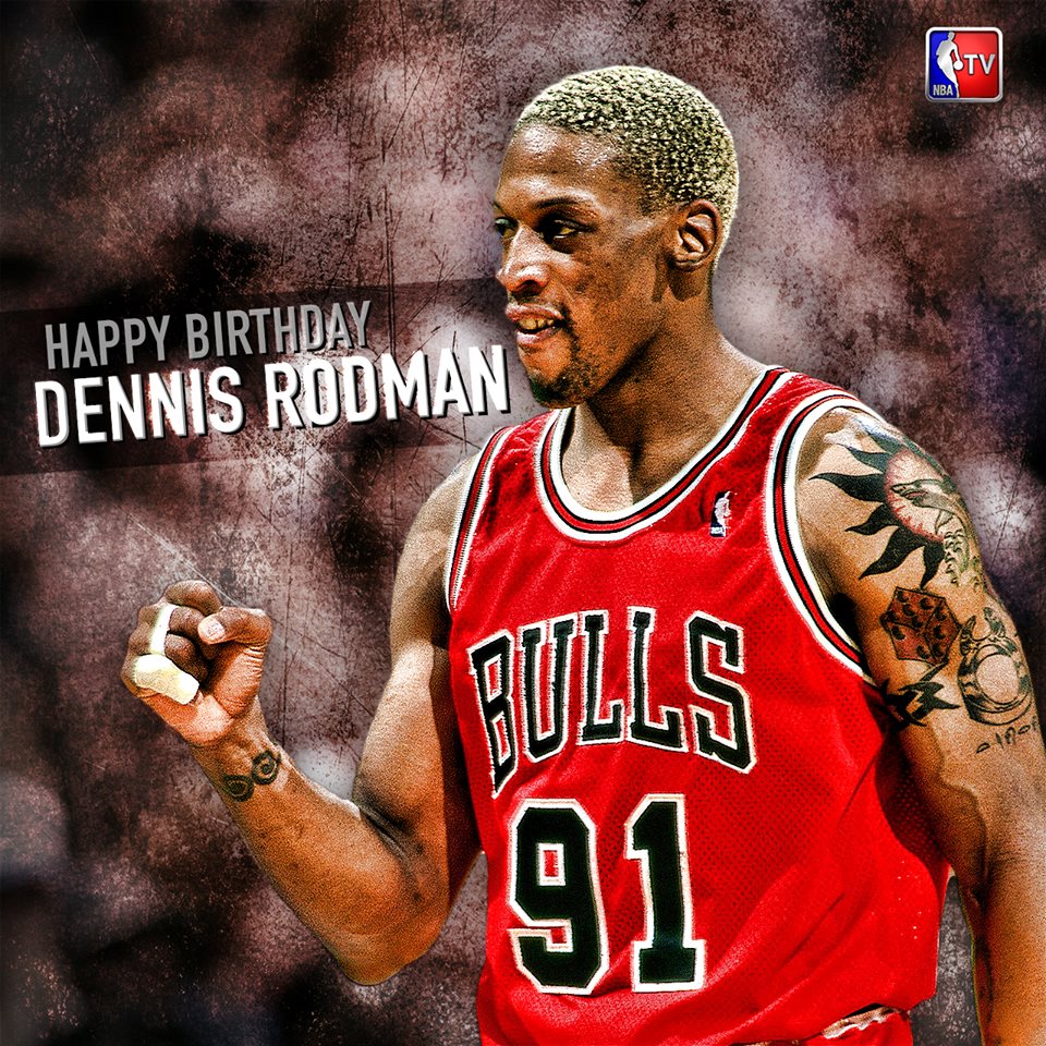  Happy Birthday to 5-time NBA Champion Dennis Rodman! 