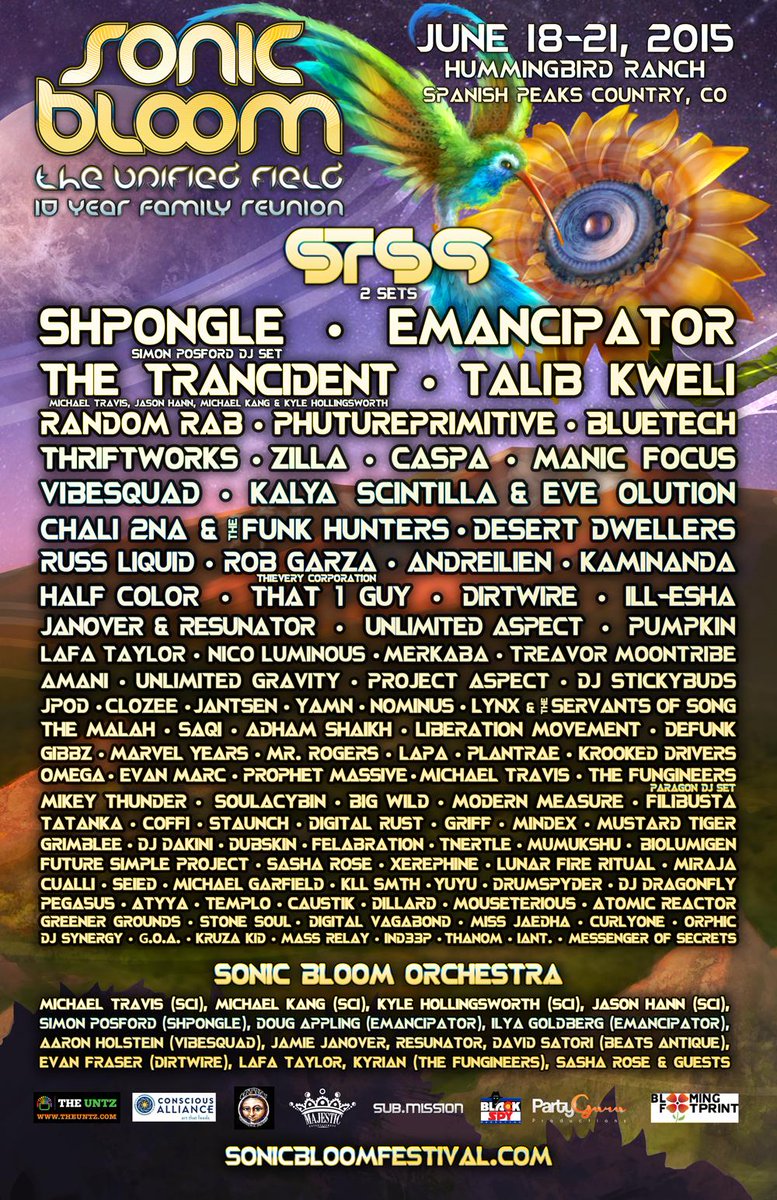 SONIC_BLOOM's tweet photo. #SONICBLOOM2015 @Chali2na @caspaofficial @VibeSquaD @Desert_Dwellers @digitalrust @FutureSimple @JPODtbc @lafataylor http://t.co/Zpj5azu8EV