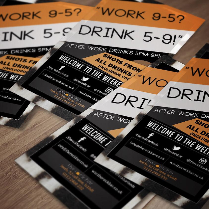 therockbar's tweet photo. WORK 9-5? DRINK 5-9... ROCK PAPER SCISSORS tomorrow - WELCOME TO THE WEEKEND @alexsimmonsdj @Dominicmatteo21 http://t.co/CzmqZV7G16