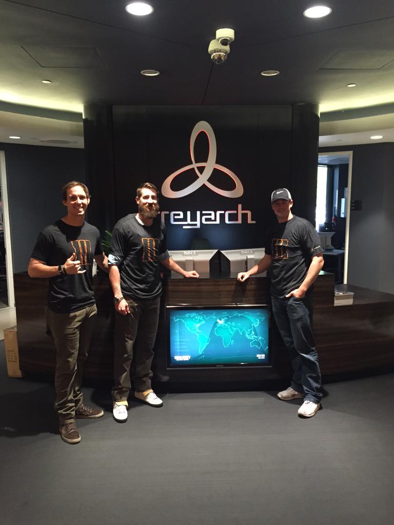 CFRIED12's tweet image. Thanks @Treyarch for showing @Chuck_Nazty Oberg and myself around. That's was AWESOME ! I can't wait for #blackops3