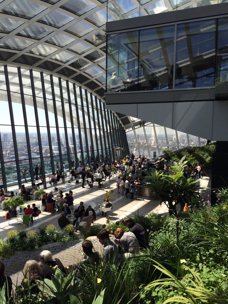 Ground sun at the sky garden London yesterday great views #SkyGarden <a href="/SG_SkyGarden/">Sky Garden</a>