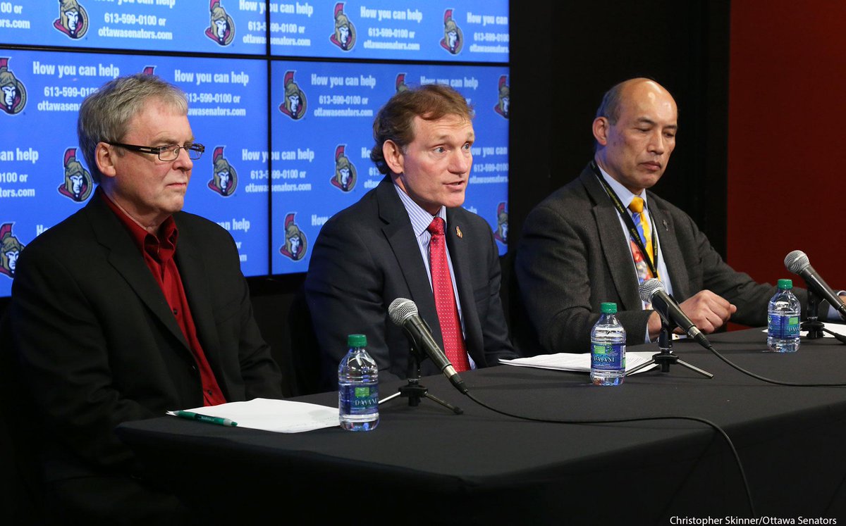 Senators's tweet photo. #Sens President Cyril Leeder: “If someone is interested (in being a live donor), we need to know now.” http://t.co/HYfezhcZnf