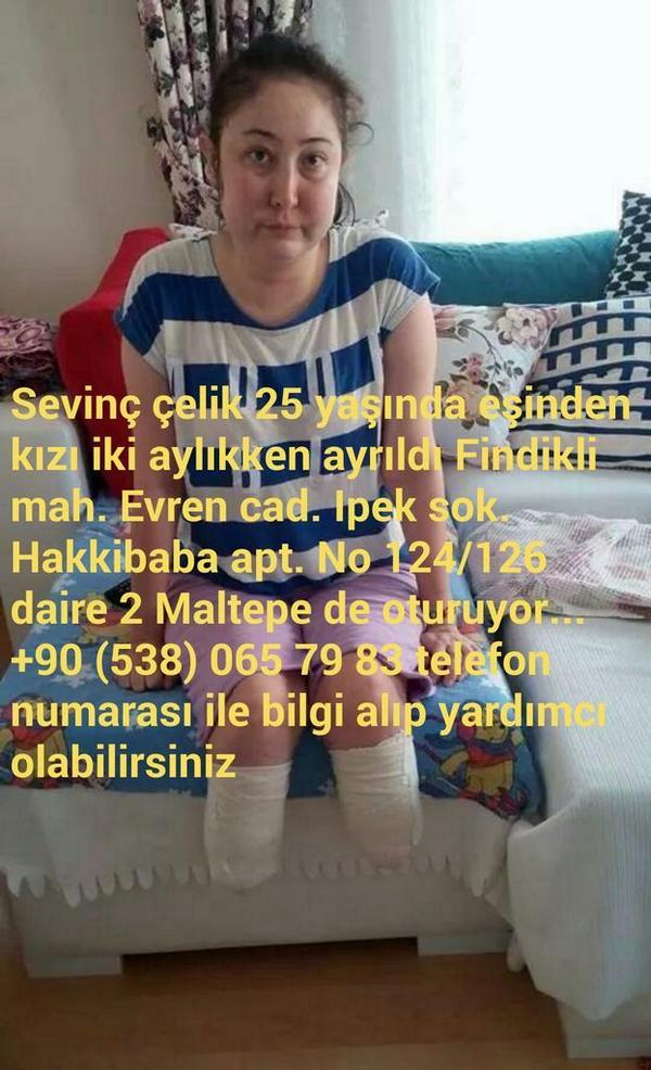 25 yaşında Ama yürüyemiyor
O da kızına koşmak istiyor😢
Yardım bekliyor 😢
Paylaşır mısınız 😢
<a href="/MBekaroglu/">Mehmet Bekaroğlu</a>
<a href="/ToprakBinnaz/">Binnaz Toprak</a>