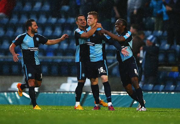 FT Wycombe 2-1 Plymouth (Agg 5-3) Wycombe go through to the League Two play-off final!  bbc.in/1bSDMcU