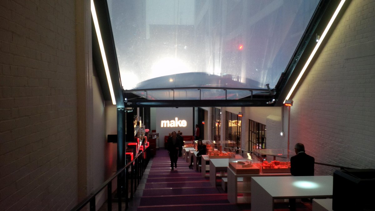 MarkLacey7's tweet photo. Thank you @MakeArchitects . Great bash and great new studio! http://t.co/NuCkDVAo4k