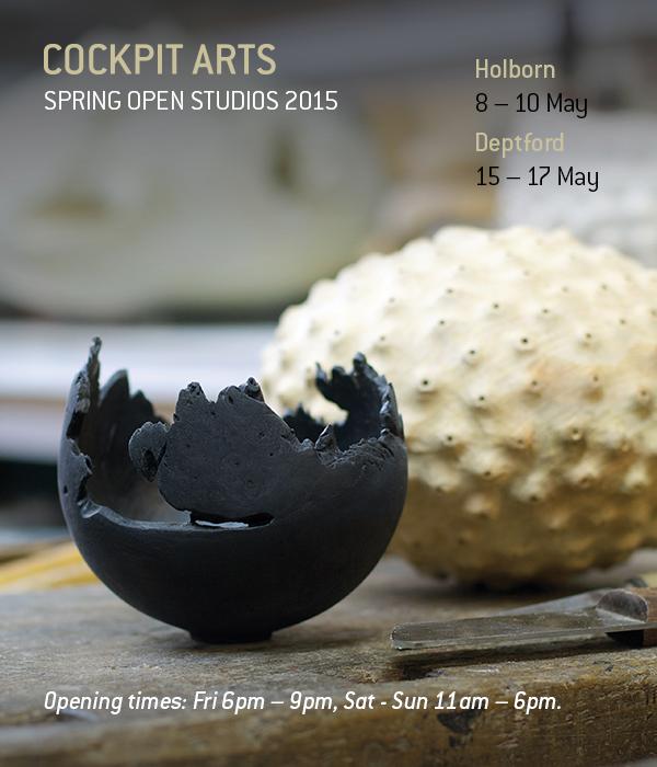 Cockpit Open Studios -Deptford · 15 - 17 May
Fri 6pm-9pm, Sat &amp; Sun 11am-6pm
18-22 Creekside
London, SE8 3DZ