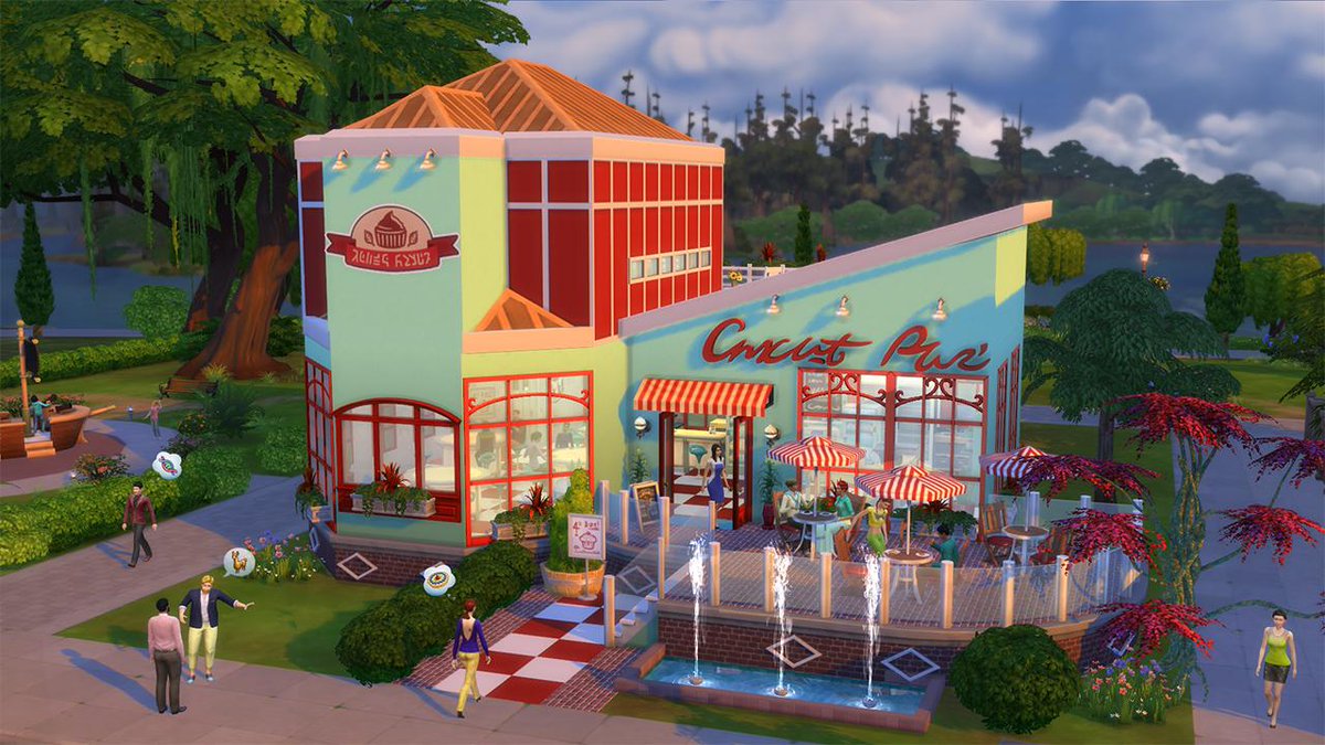 TheSims's tweet image. Would your Sim rather shop at this bakery, or own it? bit.ly/1PJbZcj