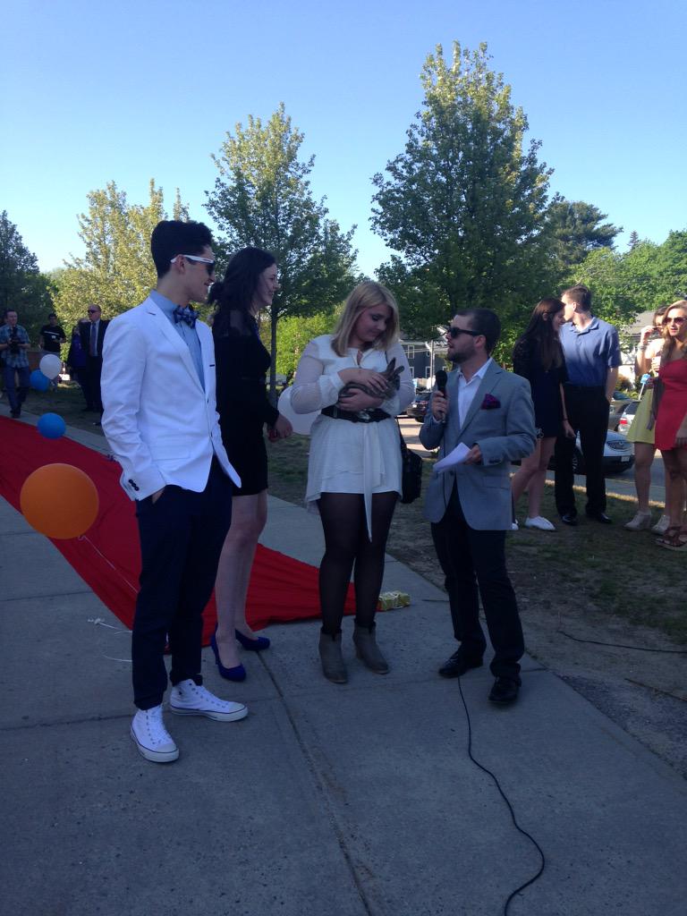 walpolefilmfest's tweet photo. The crew for My Magic Ralph makes their debut on the red carpet with a Film Fest first: a bunny! #WHSFF13 http://t.co/H1ZduS3qqw