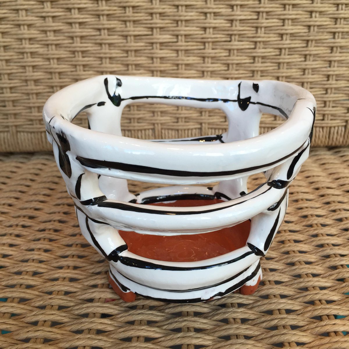 Baskets on baskets! Victoria Christen just brought in NEW ceramic work! #contemporaryceramics