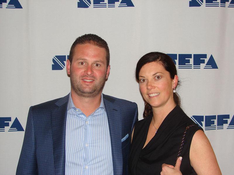 SEFA_LLC's tweet photo. Our friend @bpsdaughter of B&amp;G with her husband on the red carpet at #SEFAAPC. #TBT http://t.co/htPxxPcwzH
