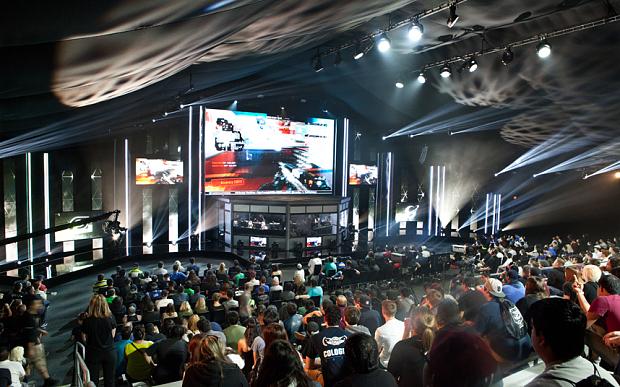 Telegraph's tweet photo. Playtime's over: The rise and rise of professional video-gaming http://t.co/blEyzvwHei http://t.co/8igADfcJE2