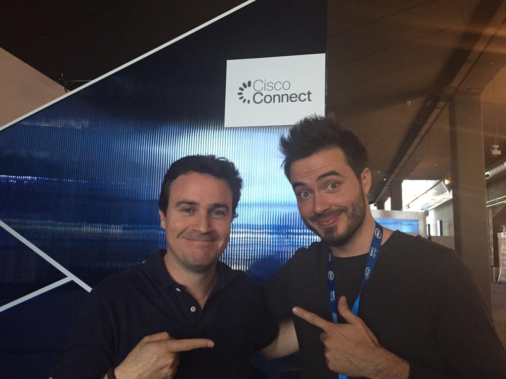 CarlaLucadeTena's tweet image. #CiscoConnectEs y @El_Hormiguero compartiendo talentos! @dibujario @davidcalvovivas @cisco_spain