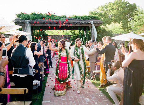 Arati &amp; Chandan's colorful #Indian wedding in #WineCountry! See more: bit.ly/1KPtPcO Photo: <a href="/TanjaLippert/">Tanja Lippert</a>