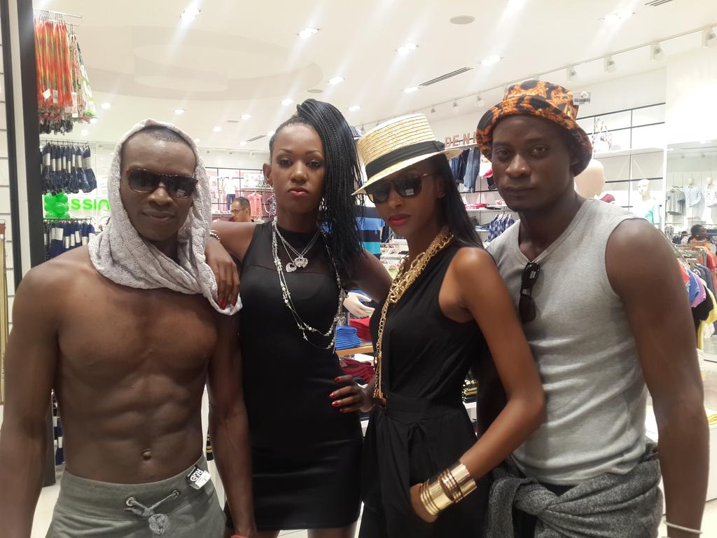 deejahn's tweet image. #feelgoodcollection #MrPriceUg #BossiniUg the models "back stage"