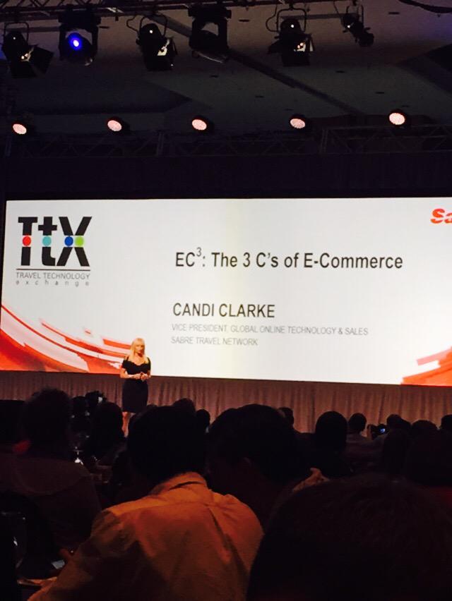 gmp_18's tweet photo. Don't miss the 3 Cs of e-commerce with Candi Clarke at #SabreTTX on now http://t.co/MDohc5Tkbd
