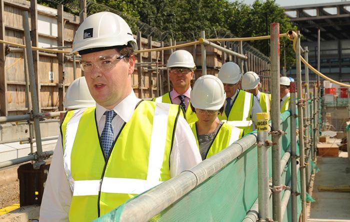 Kristin1406's tweet photo. Still giggling @ #electionwipe, George Osborne in high vis lifting, stacking boxes, emptying vaults in Hatton Garden! http://t.co/IpiBI7Ib2n