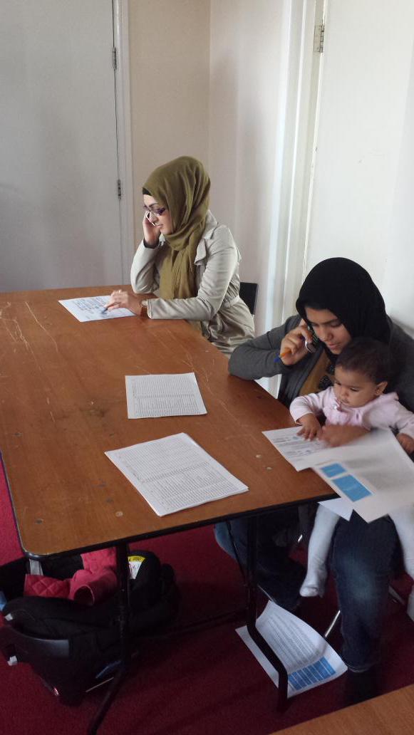 MFMiddlesex's tweet photo. Even a baby was helping out calling to #getthevoteout in #HarrowEast earlier today #GE2015 http://t.co/pd3zIOkGo6