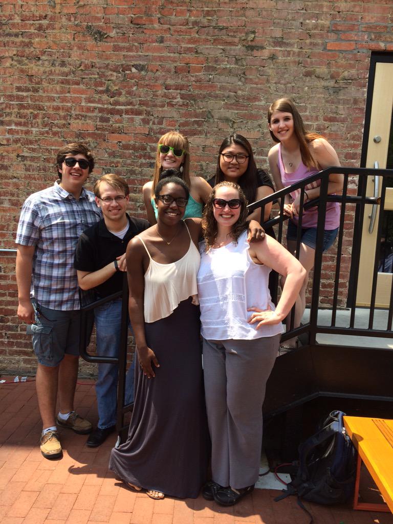 GWMusicDept's tweet photo. Thanks work studies for a great year in the music office! #almostsummer #finalsweek #workstudies #gwu http://t.co/ArXnCJmTCT