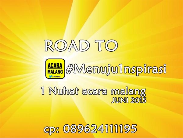 <a href="/HARMONIORA/">Harmoniora</a> "<a href="/mahasiswamlg/">Mahasiswa ½ Malang</a>: | <a href="/acaraMLG/">acara malang</a>
Dibuka pendaftaran Band pengisi #1NuhatAcaraMalang cp: 089624111195  "