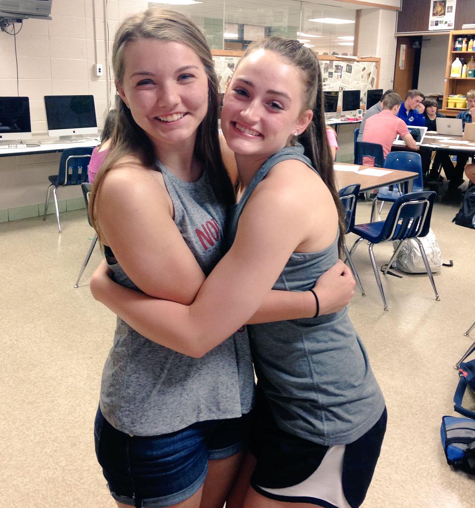 My freshman mentor is now one of my best friends and she's leaving me 😓 @Lydia_Sarver13 <a href="/CHSnews2015/">CHS News 2015</a> #HugASeniorDay