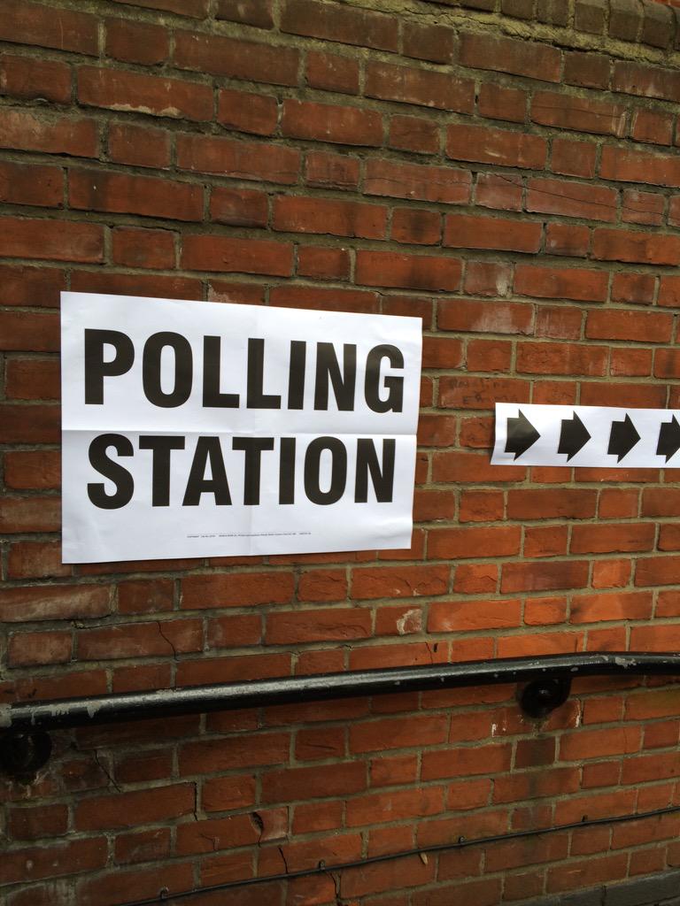 JulanneB's tweet photo. After a long day of trying to vote with incorrect addresses and much confusion, I finally succeeded. #votingmatters 👍 http://t.co/Hd0WJGVGxN