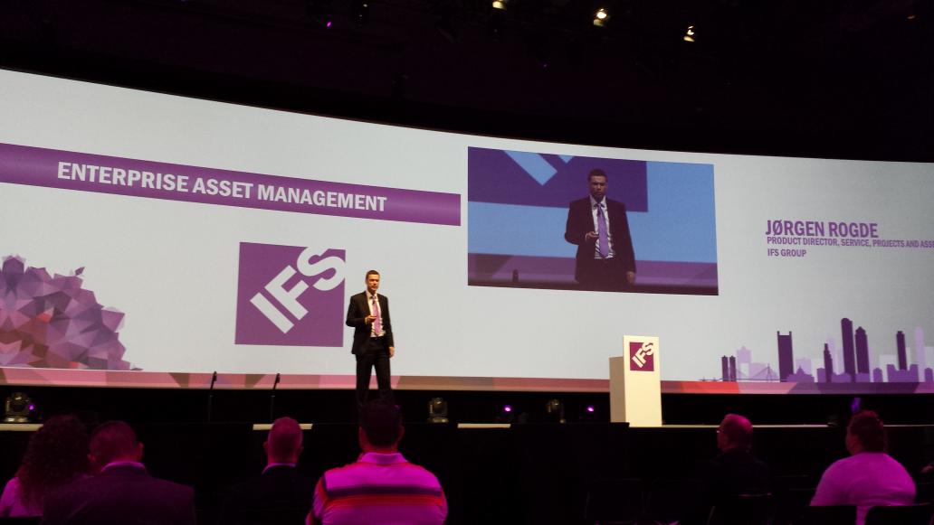 ifs's tweet photo. Jorgen Rigde takes the stage at #IFSWoCo15 to talk about #EAM http://t.co/FKGkLB80jv
