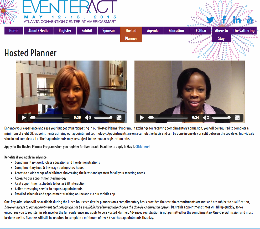 EventeractSE's tweet image. Enhance your experience &amp;amp; ease budget by participating in our Hosted Planner Program.  Visit bit.ly/1IyUT0u