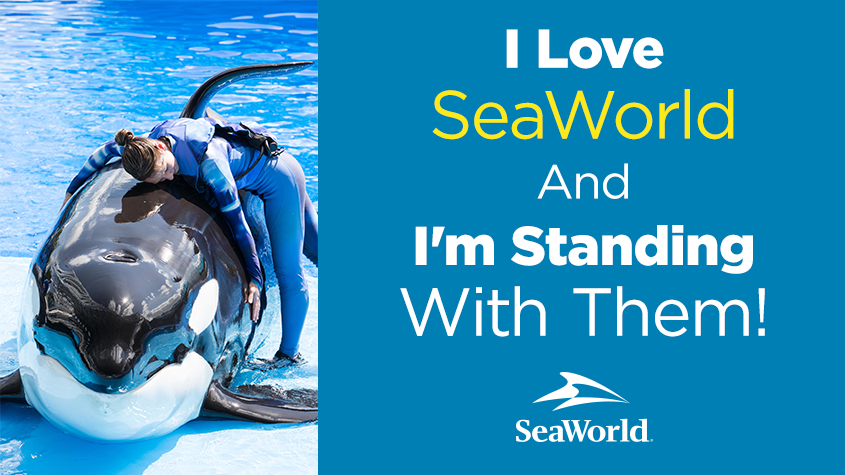 SeaWorld's tweet photo. Does this describe you? If so, thank you! RT to show your support &amp; join our truth team: http://t.co/PLvAHrUchx http://t.co/sFpaOh0GaO