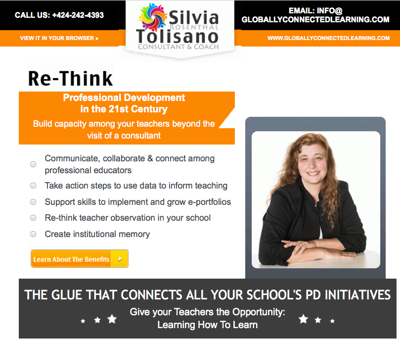 Build capacity among your faculty of learning how to learn.  Re-Think Professional Development langwitches.me/rethink