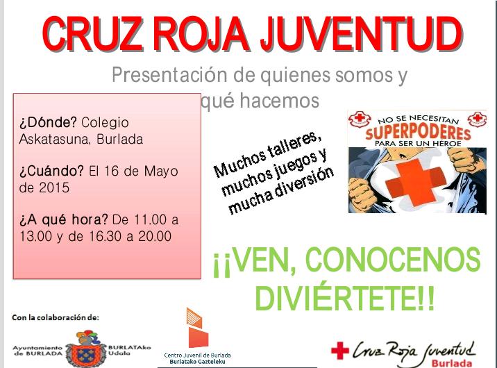 CRJ_Navarra's tweet photo. El próximo 16 de Mayo nos daremos a conocer!! Pasate y verás una pequeña parte de lo que hacemos! #CRJBurlada http://t.co/iPFxzUontR