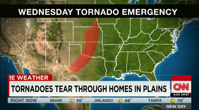CNN's tweet photo. After severe storms and tornadoes, flooding is a rising concern in some states: http://t.co/nYgJGHf9Ts http://t.co/GbByxPHRi1