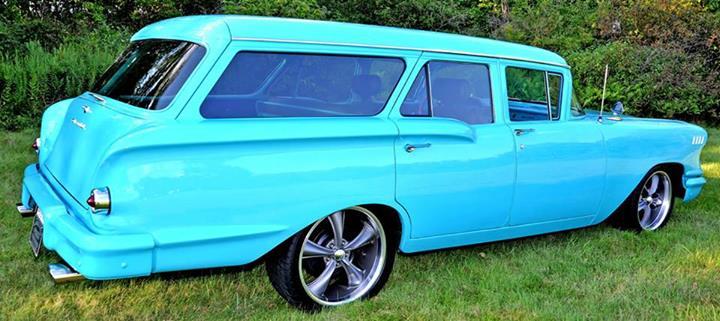 SEChevyParts's tweet photo. Keepin' it real with the teal.  Nice '58 Wagon from Ted Ashton. http://t.co/9NMx7n1dnF
