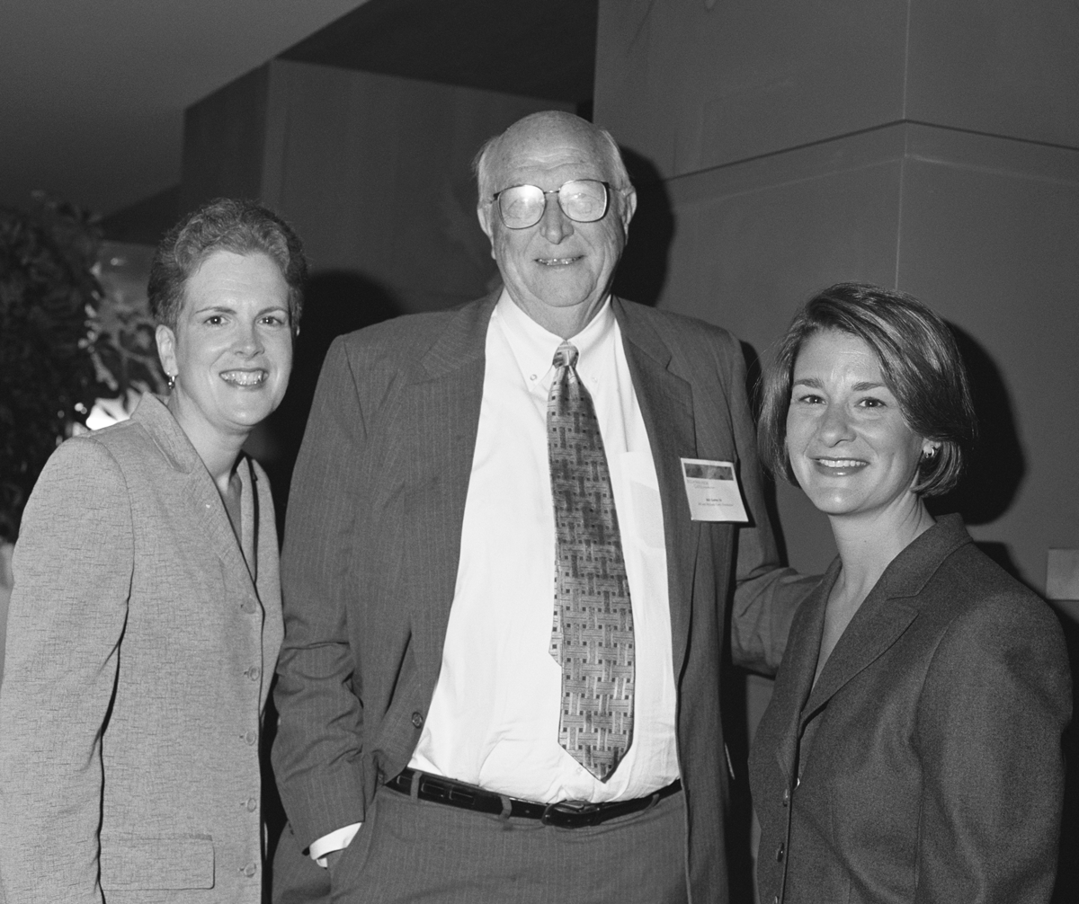 melindagates's tweet photo. It's been 15 years since the start of @gatesfoundation. Love this photo with Bill Sr. and @PStonesifer. #TBT http://t.co/GZUaOtzE2f