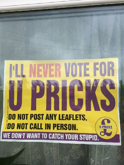 GMBSouthern's tweet photo. Brilliant anti-UKIP poster we found in Brighton Kemptown http://t.co/yuoeFzuyJf