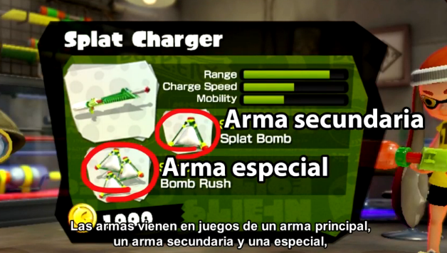 VideojuegosGAME's tweet image. Arma principal, secundaria y especial. Una buena combinación puede suponerte la victoria. #SplatoonDirect