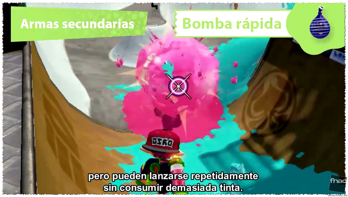 Fnac_Gamers's tweet image. Qué sería de Splatoon como shooter si no nos diera la opción de armas secundarias ;) #SplatoonDirect