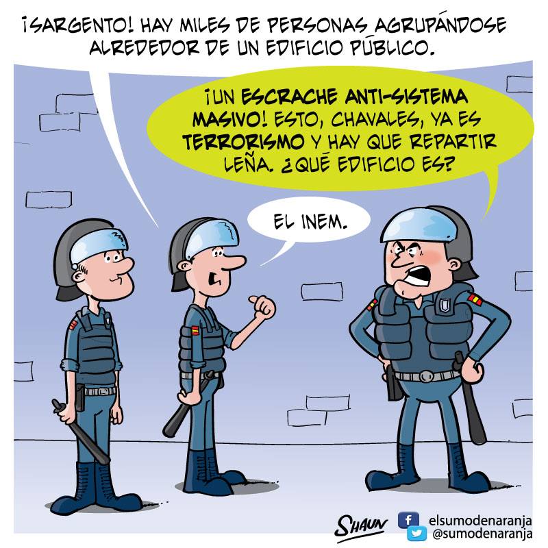 Nosomosdelito's tweet photo. #MordazaInconstitucional porque limita derechos y libertades recogidos en nuestra Constitución #DefensoraDefiende http://t.co/4G5Wy22Kdh